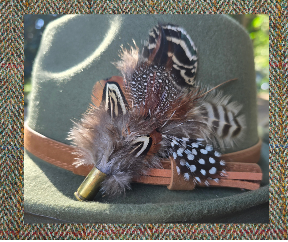 Feather Hat Pin |Hint Of Spots Foxwood Equestrian | Showing Tack and Saddlery Store