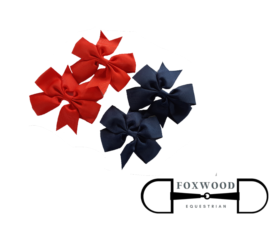 Hair Bow Pairs Foxwood Equestrian | Showing Tack and Saddlery Store