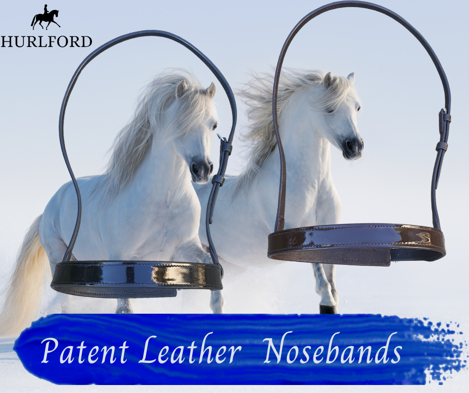 Patent Leather Nosebands - Hurlford