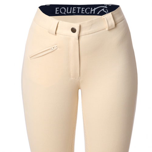 Equetech Adults Grip Seat Breeches Champagne size 30  Foxwood Equestrian | Showing Tack and Saddlery Store