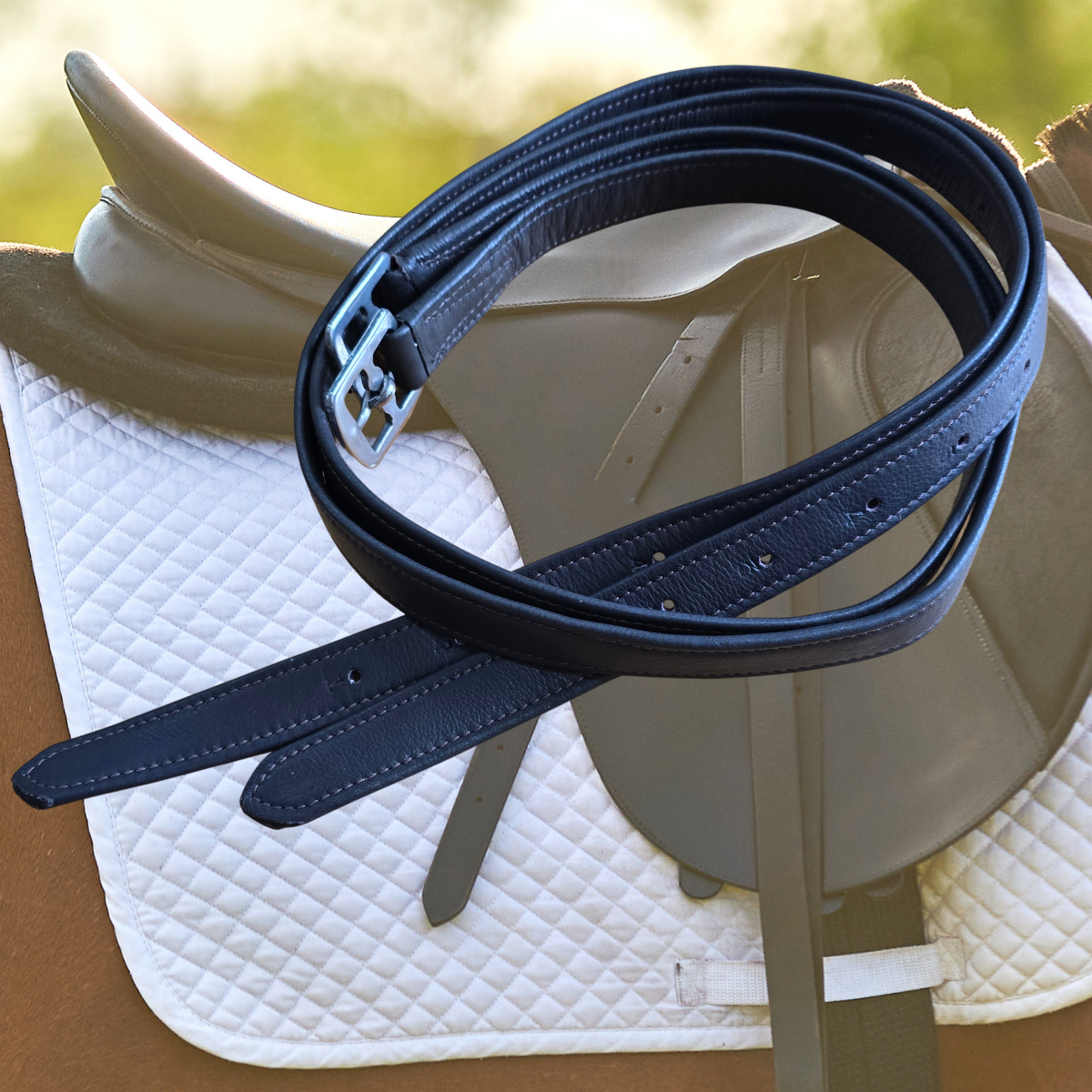 Soft Padded Stirrup Leathers | Adults 132cm  Foxwood Equestrian | Showing Tack and Saddlery Store