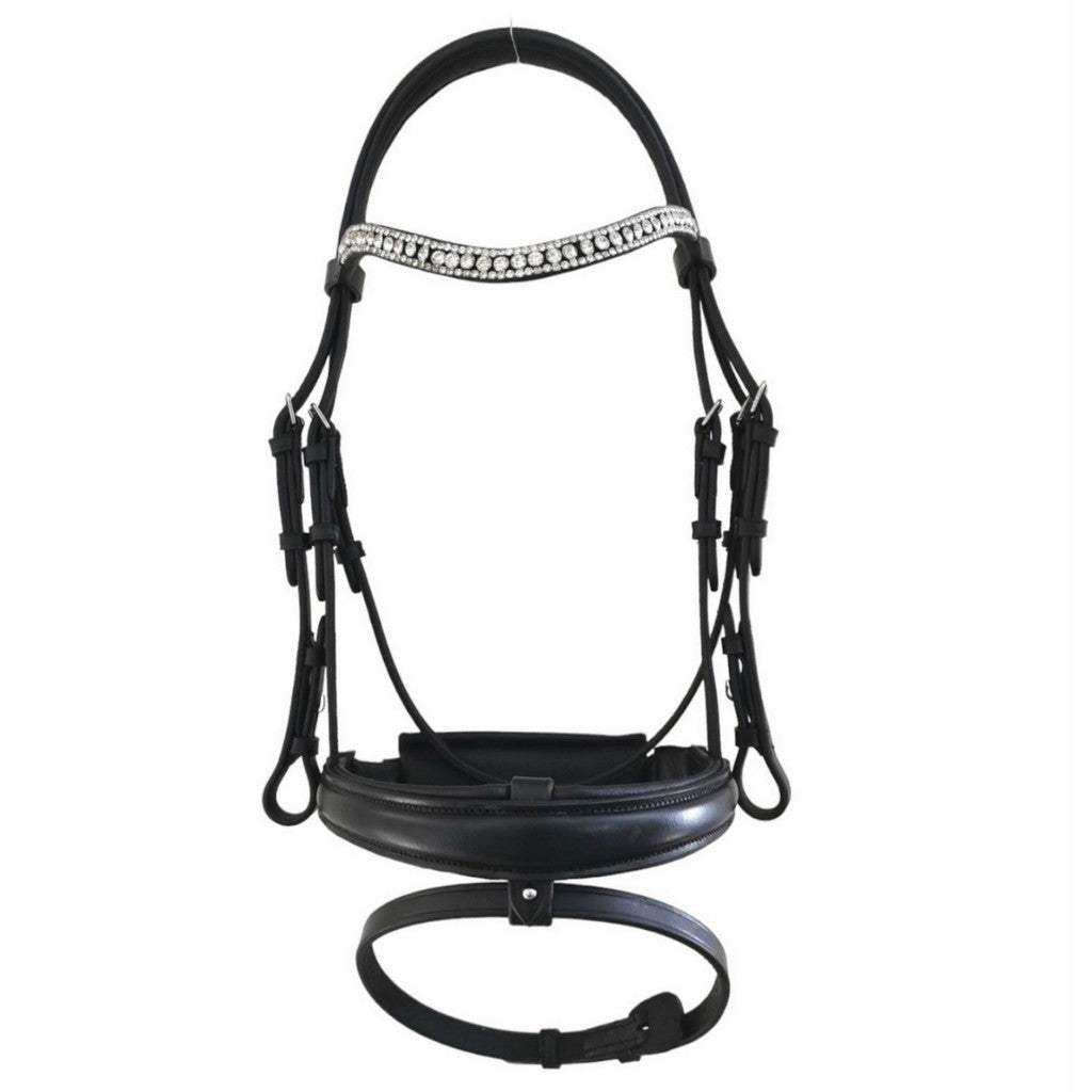 GES Rio Snaffle Black With Reins GES Equestrian