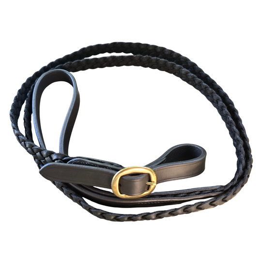 GES Hand Plaited Leather Lead GES Equestrian