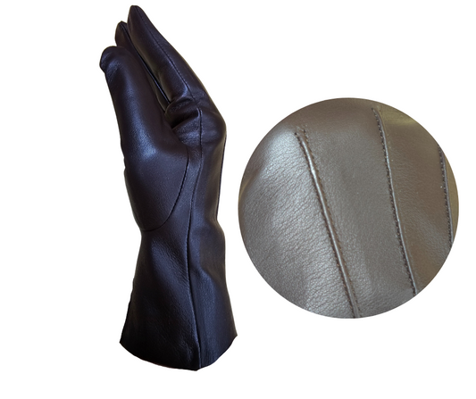 Adults Hurlford Brown Leather Gloves