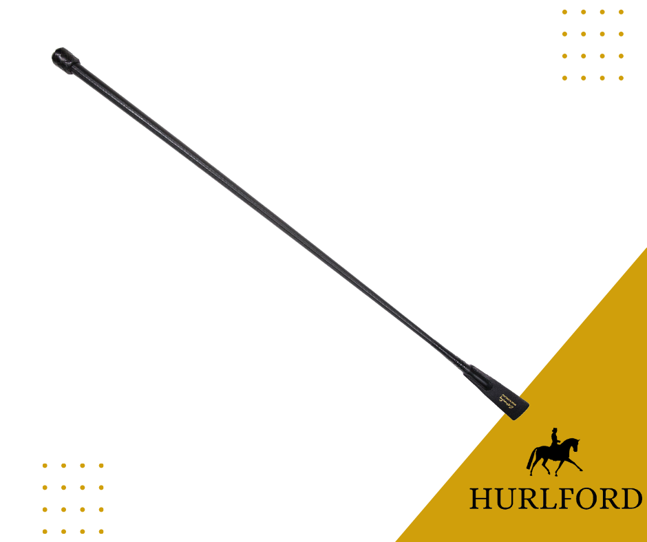 County Plaited Top English Leather Whip